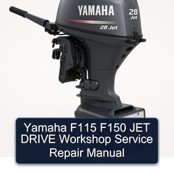 Yamaha F115 F150 JET Drive Service Repair Workshop Manual PDF
