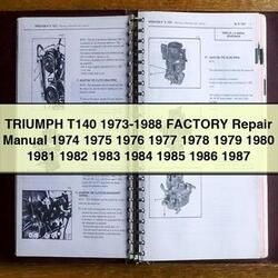 1973-1988 Triumph T140 Service Repair Workshop Manual PDF