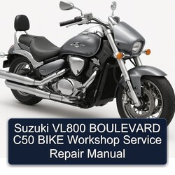 Derbi Boulevard Suzuki VL800 C50 Bike Service Repair Workshop Manual PDF