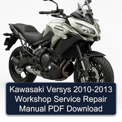 2010-2013 Kawasaki Versys Service Repair Workshop Manual PDF