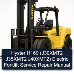 Hyster H160 (j30xmt2 J35xmt2 J40xmt2) Electric Forklift Service Repair Workshop Manual PDF