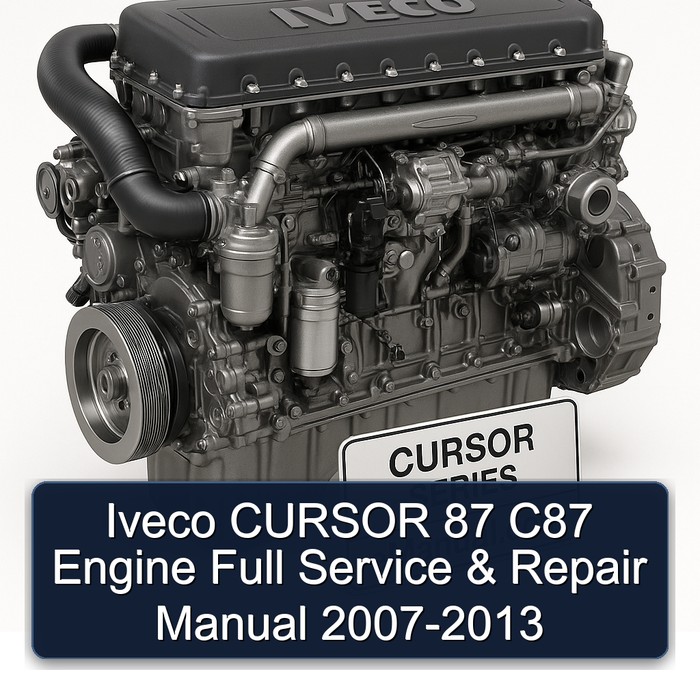 2007-2013 Iveco Cursor 87 C87 Engine Service Repair Workshop Manual PDF