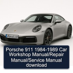 1984-1989 Porsche 911 Service Repair Workshop Manual PDF