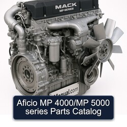 Mack MP Series Aficio 4000/mp 5000 Parts Catalog PDF