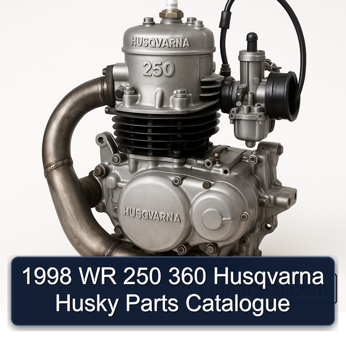 1998 Husqvarna 250 WR 360 Husky Parts Catalog PDF