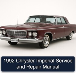 1992 Chrysler Imperial Service Repair Workshop Manual PDF
