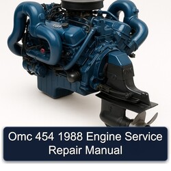 1988 Omc 454 Engine Service Repair Workshop Manual PDF