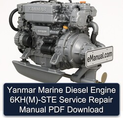 Yanmar Marine Diesel Engine 6kh(m)-ste Service Repair Workshop Manual PDF