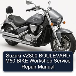 Derbi Boulevard Suzuki VZ800 M50 Bike Service Repair Workshop Manual PDF