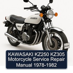 1978-1982 Kawasaki KZ Series KZ250 KZ305 Motorcycle Service Repair Workshop Manual PDF
