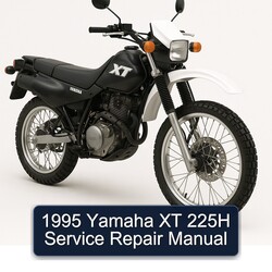1995 Yamaha XT Models 225H Service Repair Workshop Manual PDF