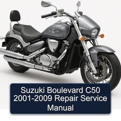 2001-2009 Derbi Boulevard Suzuki C50 Service Repair Workshop Manual PDF