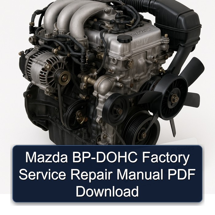 Mazda B Series BP-DOHC Service Repair Workshop Manual PDF