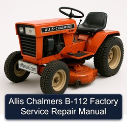 Allis Chalmers B-112 Service Repair Workshop Manual PDF
