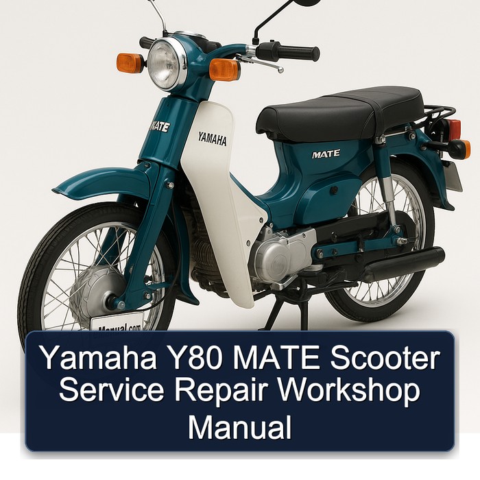 Yamaha Y80 Mate Scooter Service Repair Workshop Manual PDF