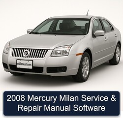 2008 Mercury Milan Software Service Repair Workshop Manual PDF