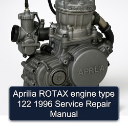 1996 Aprilia Rotax Engine Type 122 Service Repair Workshop Manual PDF