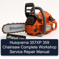 Husqvarna 357XP 359 Chainsaw Service Repair Workshop Manual PDF