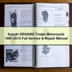 1997-2013 Suzuki DR Series DR200SE Trojan Motorcycle Service Repair Workshop Manual PDF