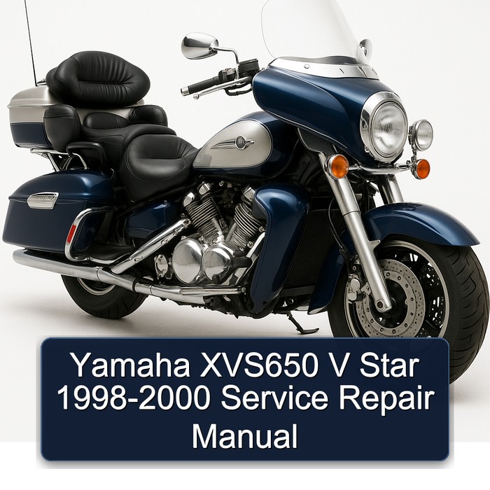 1998-2000 Yamaha XVS Models XVS650 V Star Service Repair Workshop Manual PDF