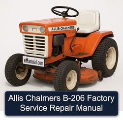 Allis Chalmers B-206 Service Repair Workshop Manual PDF