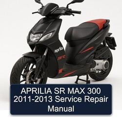2011-2013 NSU Max Aprilia SR 300 Service Repair Workshop Manual PDF
