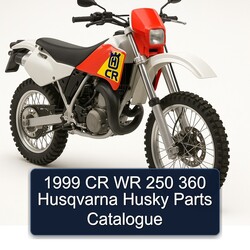 1999 Husqvarna CR Models WR 250 360 Husky Parts Catalog PDF