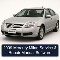2009 Mercury Milan Software Service Repair Workshop Manual PDF