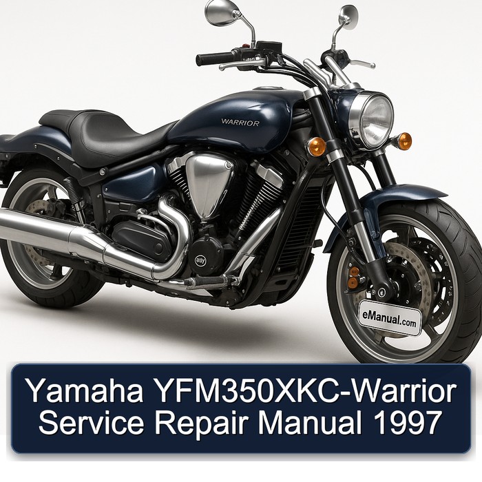 1997 Yamaha Warrior YFM350XKC Service Repair Workshop Manual PDF