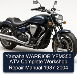 1987-2004 Yamaha Warrior YFM350 ATV Service Repair Workshop Manual PDF