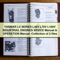 Yanmar LV Series L48V L70V L100V Industrial Engines Srvice Operation -collection 2 Files Service Repair Workshop Manual PDF