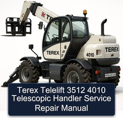 Terex Telelift 3512 4010 Telescopic Handler Service Repair Workshop Manual PDF