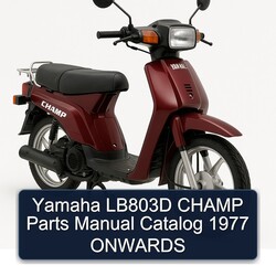 1977 Yamaha Champ LB803D Onwards Parts Catalog PDF