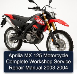 2003-2004 Aprilia MX Models 125 Motorcycle Service Repair Workshop Manual PDF