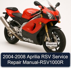 2004-2008 Aprilia RSV Models -rsv1000r Service Repair Workshop Manual PDF