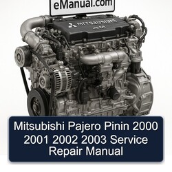 2000-2003 Mitsubishi Pajero Pinin Service Repair Workshop Manual PDF