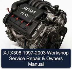 1997-2003 Jaguar AJ V8 XJ X308 - Owners Owner's Manual PDF