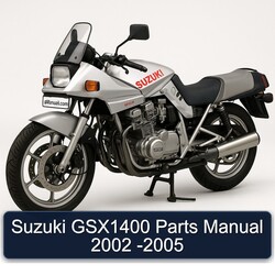 2002-2005 Suzuki GSX Series GSX1400 Parts Catalog PDF