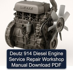 Deutz 914 Diesel Engine Service Repair Workshop Manual PDF