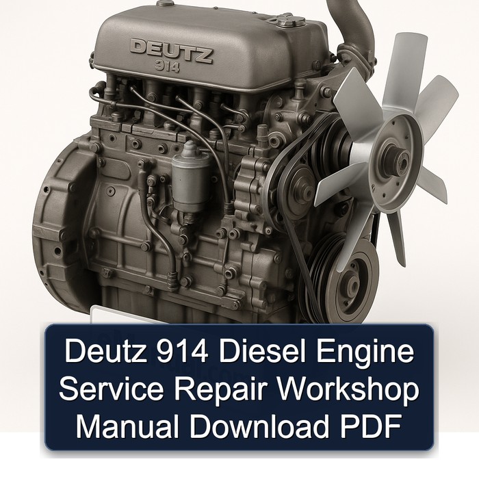 Deutz 914 Diesel Engine Service Repair Workshop Manual PDF