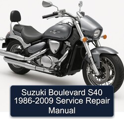 1986-2009 Derbi Boulevard Suzuki S40 Service Repair Workshop Manual PDF