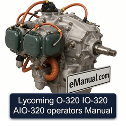 Lycoming O 320 Series O-320 IO-320 AIO-320 Operators Operator's Manual PDF