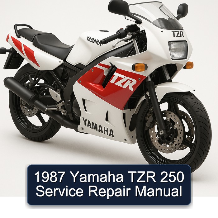 1987 Yamaha TZR Models 250 Service Repair Workshop Manual PDF