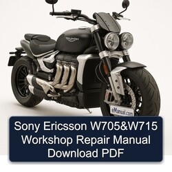 Triumph Rocket Sony Ericsson W705 W715 Service Repair Workshop Manual PDF
