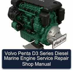 Volvo Penta D3 Series Diesel Marine Engine Shop Service Repair Workshop Manual PDF
