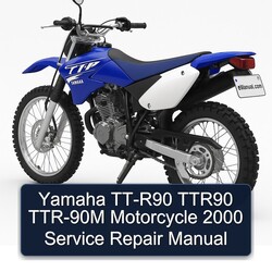 2000 Yamaha TTR Models TT-R90 TTR90 TTR-90M Motorcycle Service Repair Workshop Manual PDF