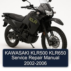 KAWASAKI KLR500 KLR650 Service Repair Manual 2002-2006 