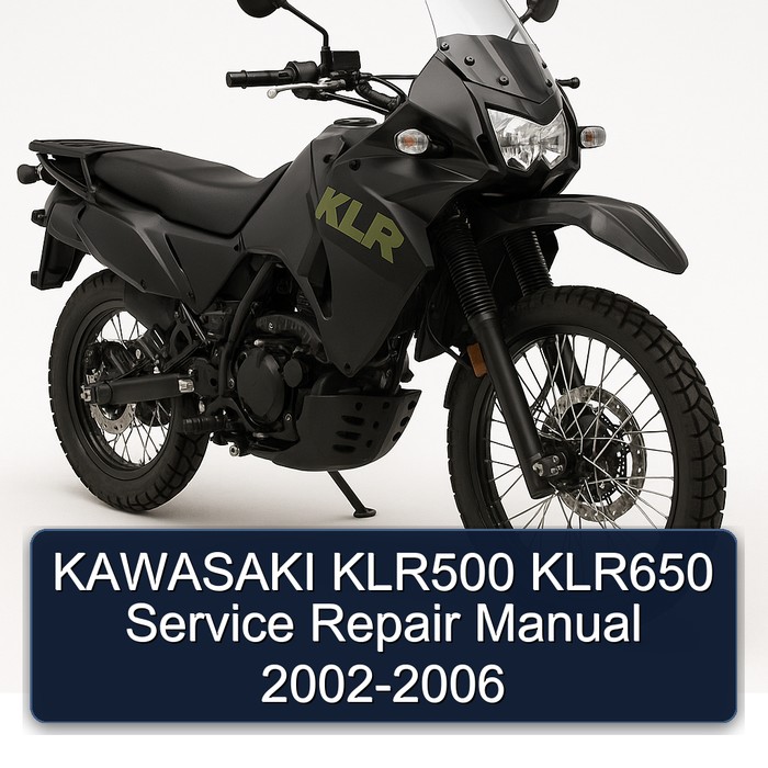 2002-2006 Kawasaki KLR Series KLR500 KLR650 Service Repair Workshop Manual PDF