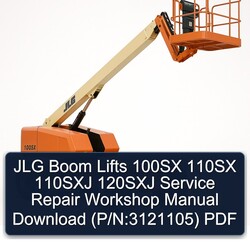 JLG Boom Lifts 100SX 110SX 110SXJ 120SXJ (p/n:3121105) Service Repair Workshop Manual PDF