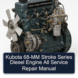 Kubota 68-MM Stroke Series Diesel Engine All Service Repair Workshop Manual PDF